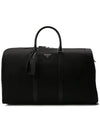 Logo Luggage Bag Black - PRADA - BALAAN 3