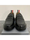 Lightweight Sole Penny Loafer Black - THOM BROWNE - BALAAN.