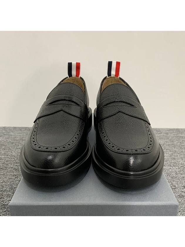 Lightweight Sole Penny Loafer Black - THOM BROWNE - BALAAN 7