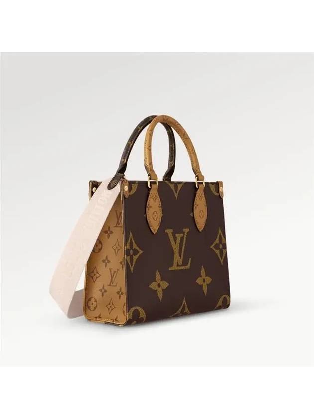 Women's OnTheGo PM Monogram Tote Bag Brown - LOUIS VUITTON - BALAAN 5