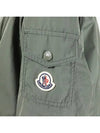 Women s logo patch LEANDRO hooded jacket 1A00133 549P3 92E - MONCLER - BALAAN 8