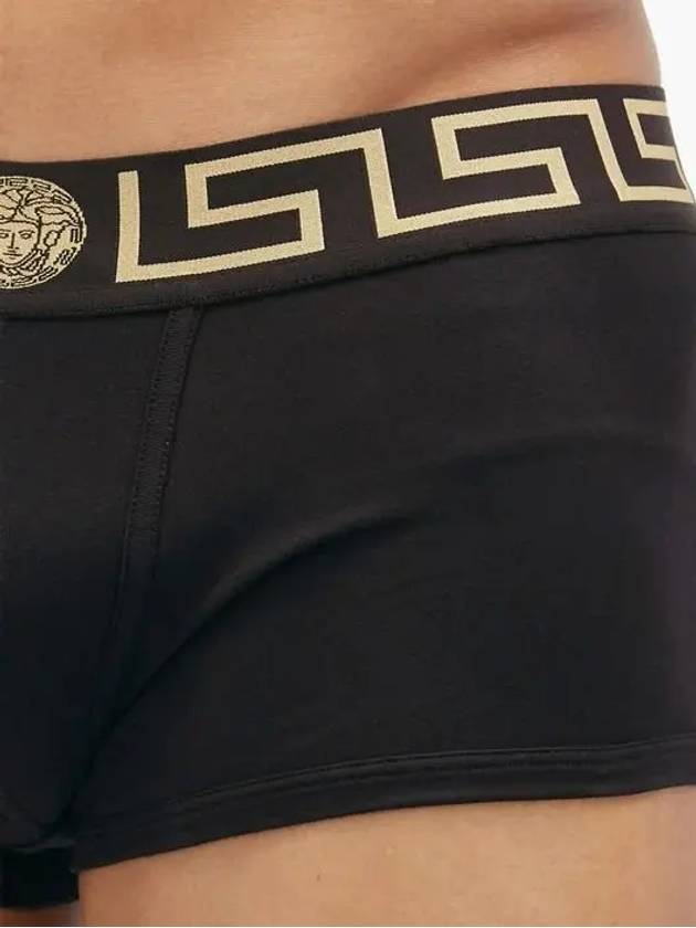 Medusa Medusa Jacquard Cotton Boxer Short Briefs Black - VERSACE - BALAAN 4