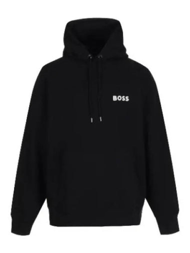 Boss Rubber Logo Relaxed Fit Hood - HUGO BOSS - BALAAN 1