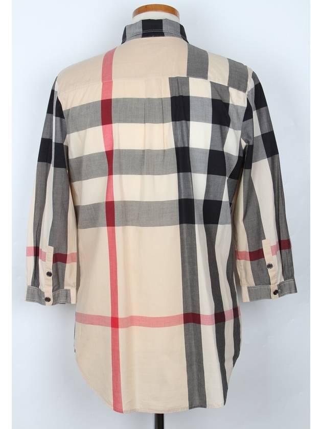 Britline Check Shirt M - BURBERRY - BALAAN 3