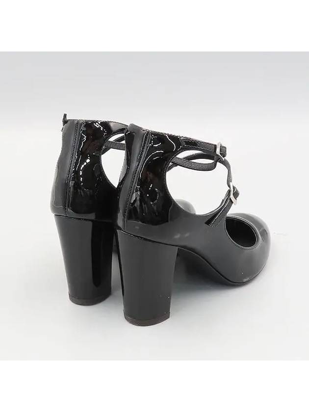 Black color patent leather high heel shoes 220MM - GIUSEPPE ZANOTTI - BALAAN 4