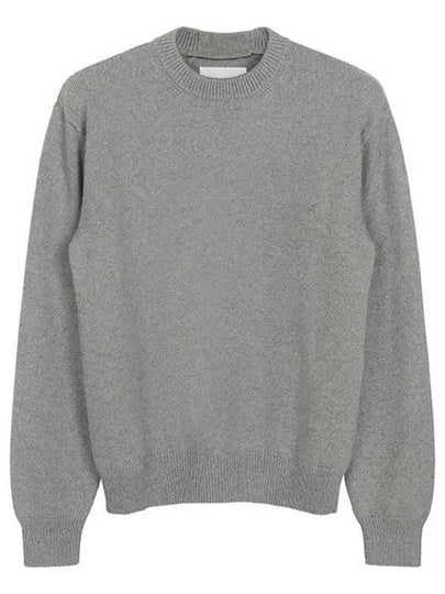 Cotton Cashmere Knit Top Grey - JIL SANDER - BALAAN 2