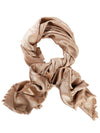 GG Jacquard Silk Wool Scarf Beige - GUCCI - BALAAN 2