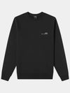 Men's Item Logo Sweatshirt Black - A.P.C. - BALAAN 2