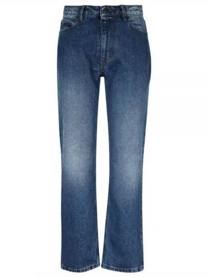 Denim Straight Jeans Blue - AMI - BALAAN 2