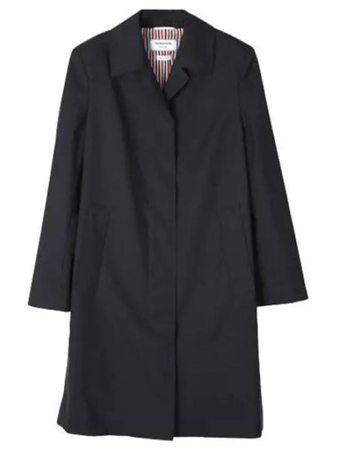 Balcollar dress super 120 thread count twill overcoat women - THOM BROWNE - BALAAN 1