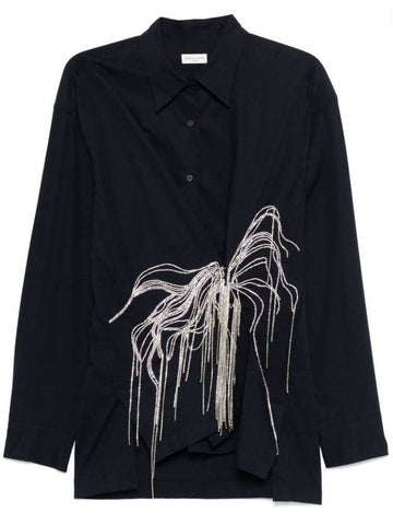 Dries Van Noten Clicks Embroidered Shirt - DRIES VAN NOTEN - BALAAN 1