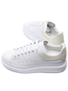 Larry Oversole White Line Tab Low Top Sneakers White - ALEXANDER MCQUEEN - BALAAN 7