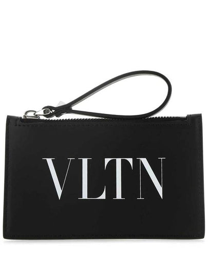 VLTN Logo Card Wallet Black - VALENTINO - BALAAN 2