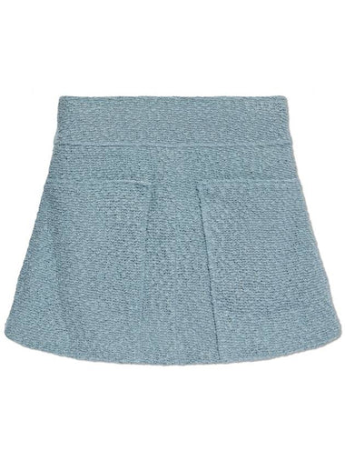 Iro Tweed Skirt Ciona, Women's, Blue - IRO - BALAAN 1