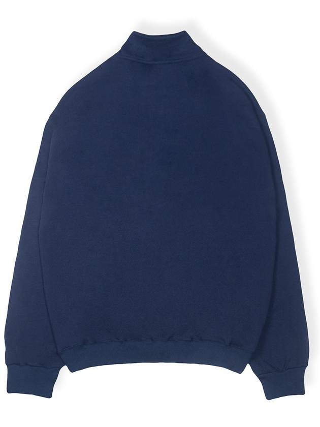 Overfit Fire Half Zip Up Navy - FOREEDCLUB - BALAAN 3