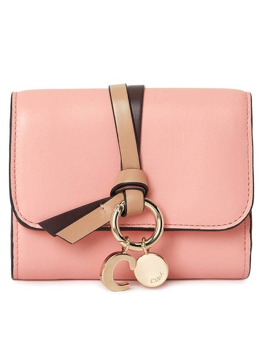 Alphabet Half Wallet Pink - CHLOE - BALAAN 1