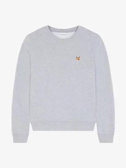 Fox Head Patch Regular Sweatshirt Grey - MAISON KITSUNE - BALAAN 2