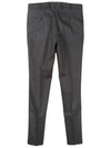 Slim fit wool cotton brown pants - PT TORINO - BALAAN 3