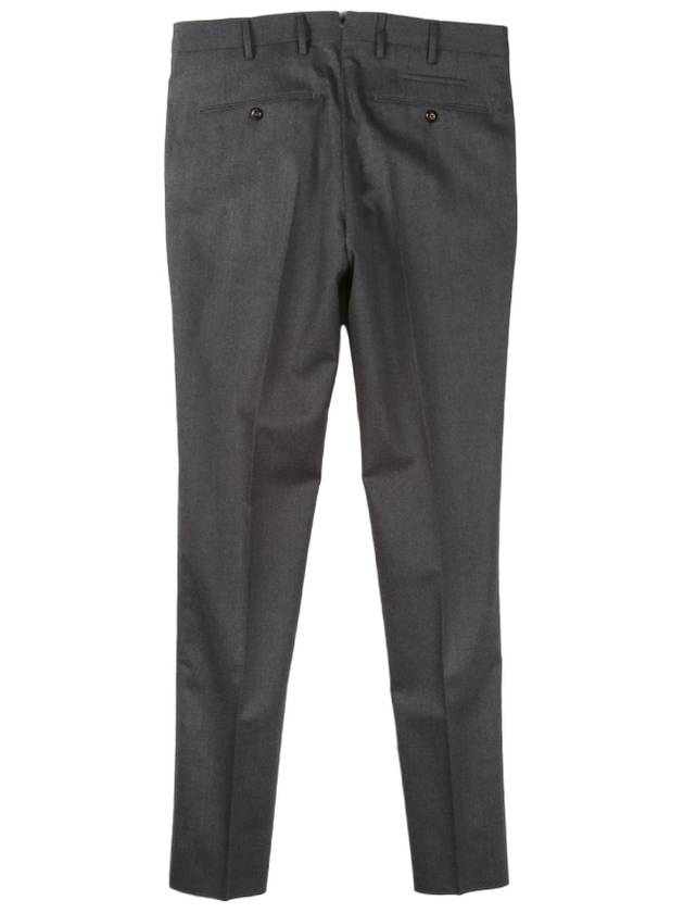 Slim fit wool cotton brown pants - PT TORINO - BALAAN 3