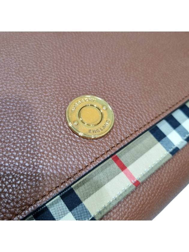 80211111 Brown Vintage Check Note Crossbag - BURBERRY - BALAAN 8