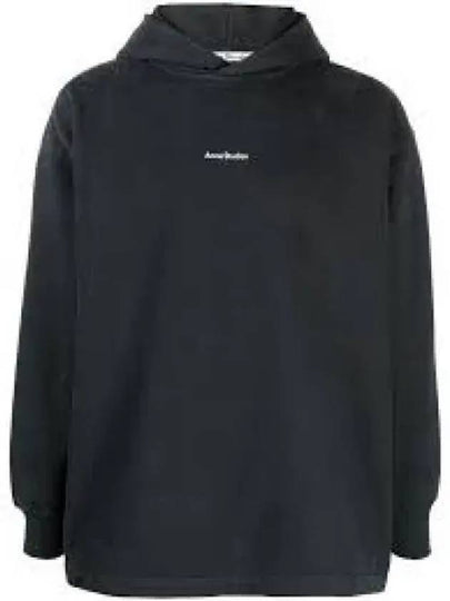 Logo Print Hooded Top Black - ACNE STUDIOS - BALAAN 2