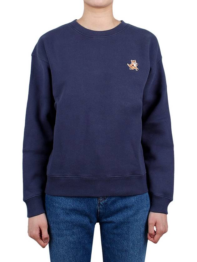 Speedy Fox Patch Comfort Sweatshirt Navy - MAISON KITSUNE - BALAAN 2