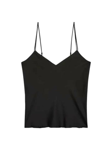 Satin Thin Cami Black - CALVIN KLEIN - BALAAN 1