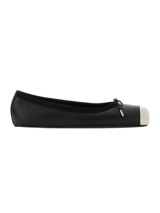 metal toe ballerina flats black - ALEXANDER MCQUEEN - BALAAN 1