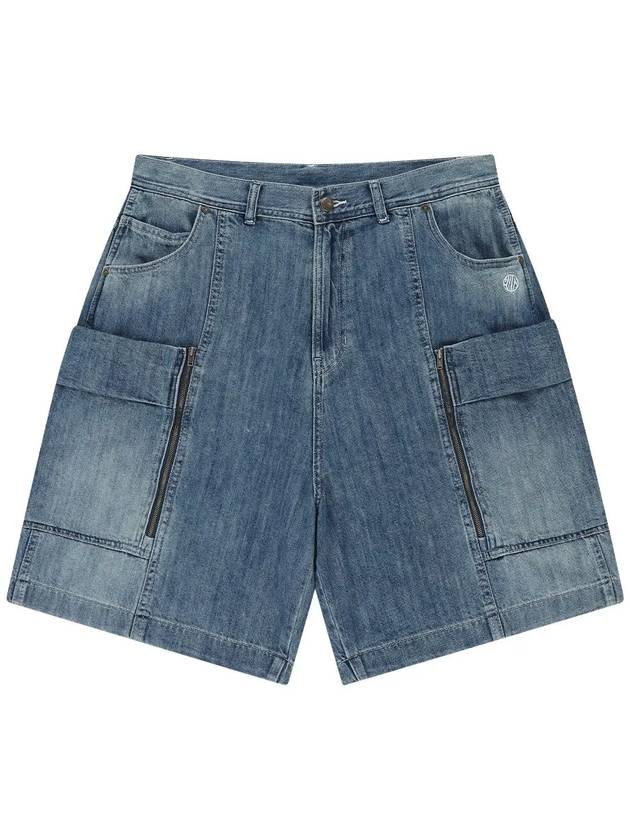 Heritage Denim Bermuda Shorts Blue - OFFGRID - BALAAN 2