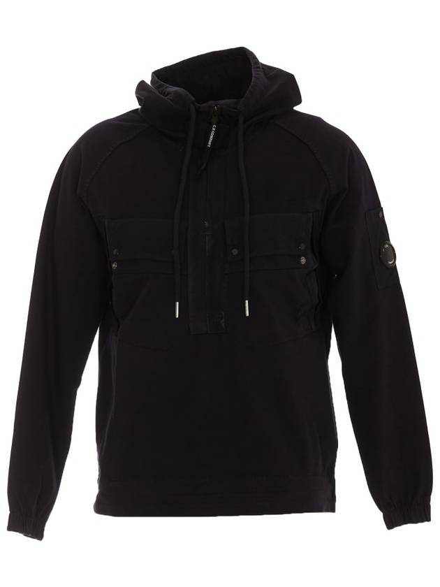 Two Pocket Hooded Anorak Navy - CP COMPANY - BALAAN 1