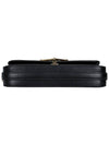 Leather Shoulder Bag Black - PRADA - BALAAN 7