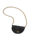 GG Marmont Matelasse Chain Mini Bag Black - GUCCI - BALAAN 4