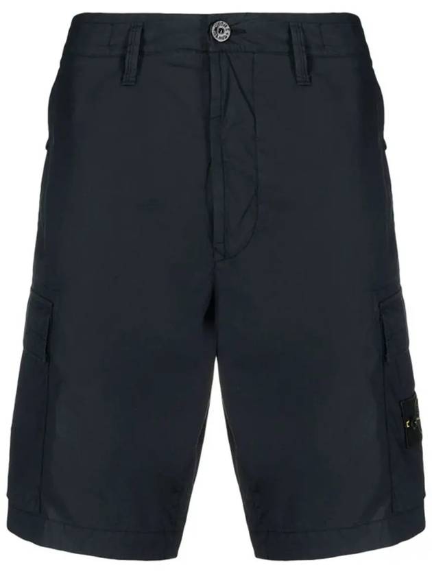 Cargo Bermuda Shorts Navy - STONE ISLAND - BALAAN 3