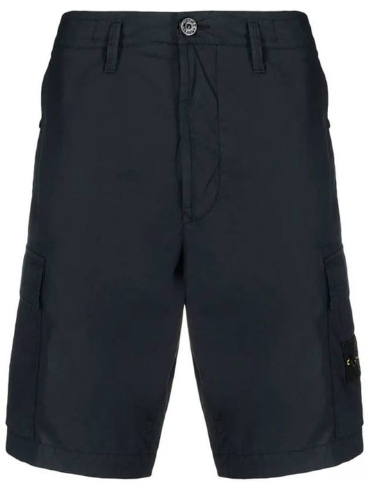 Cargo Bermuda Shorts Navy - STONE ISLAND - BALAAN 2