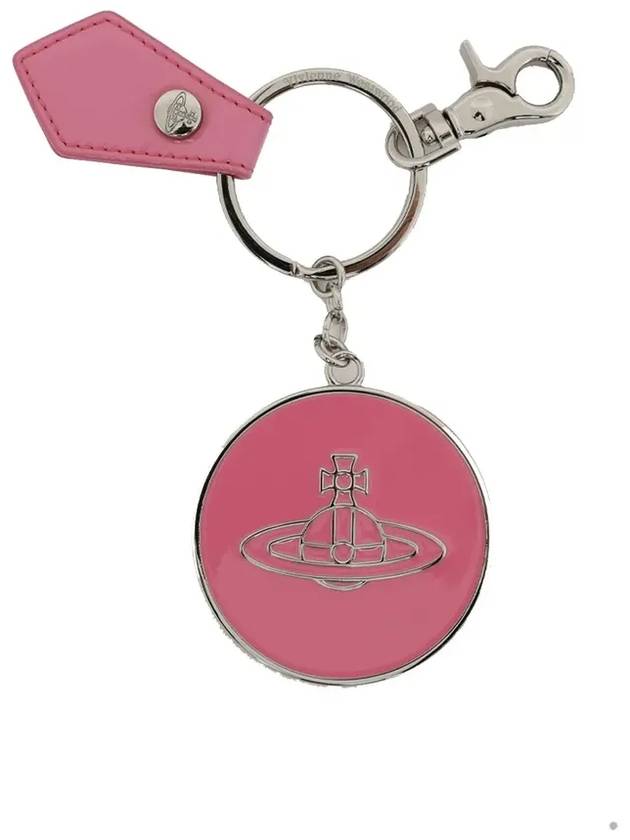 ORB Logo Key Holder Pink - VIVIENNE WESTWOOD - BALAAN 3