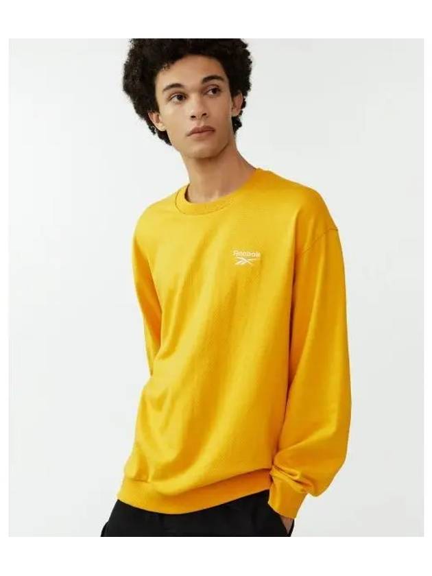 Vector Essential Sweatshirt Yellow - REEBOK - BALAAN 1