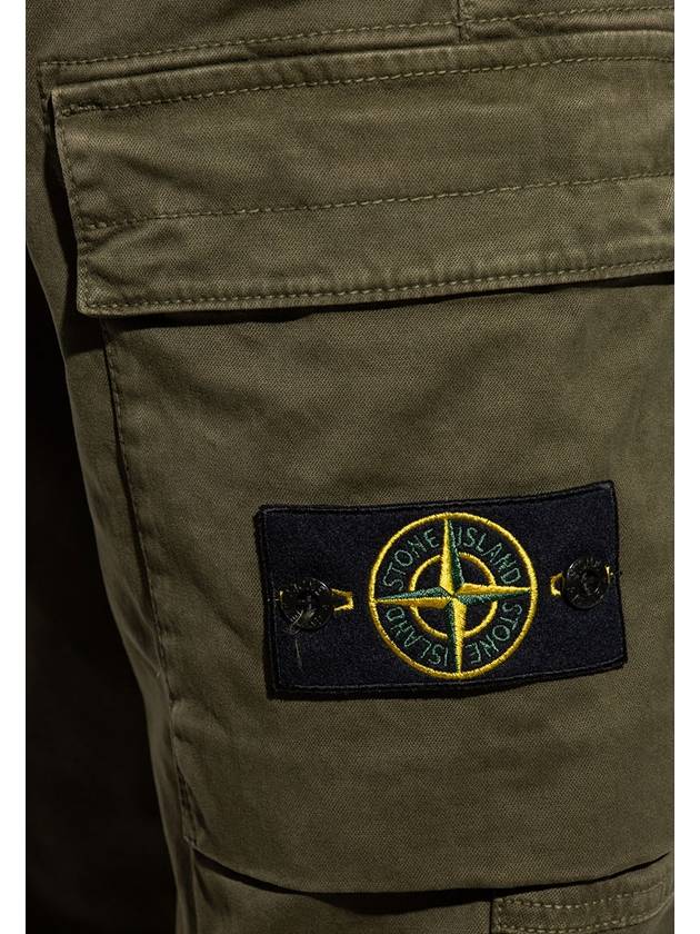 Wappen Patch Cargo Track Pants Green - STONE ISLAND - BALAAN 6