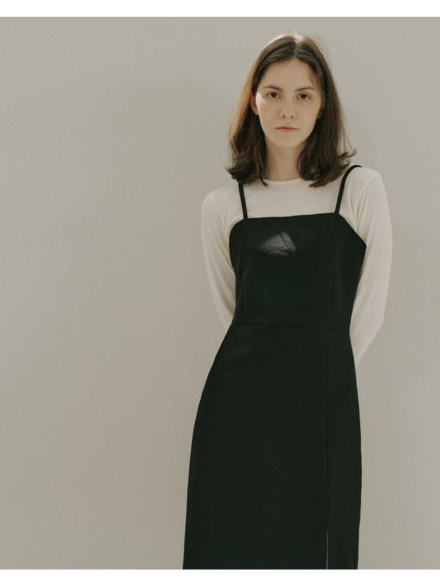 Black Span Layered Dress BLACK - AVANT-G - BALAAN 5