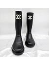 Rain Boots Rubber Black G39620 - CHANEL - BALAAN 1