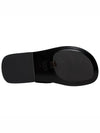 La Medusa Leather Flip Flops Black - VERSACE - BALAAN 4