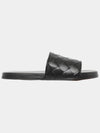 Intrecciato Leather Slippers Black - BOTTEGA VENETA - BALAAN 4