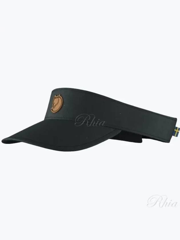 24 Abisko Visor Cap Black 77409 550 - FJALL RAVEN - BALAAN 1