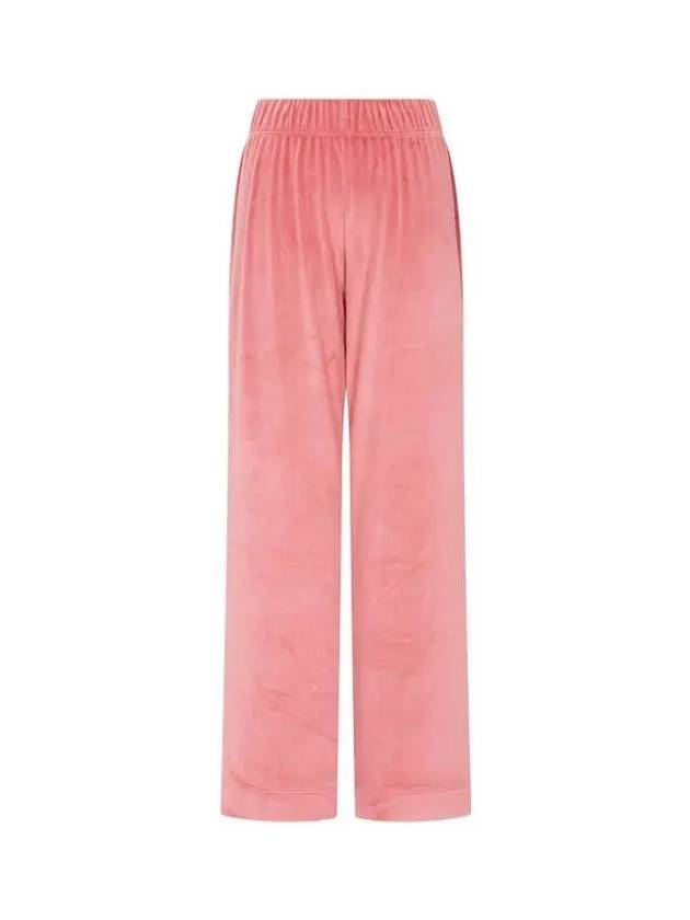UNDERWEAR Women's Stretch Velor Lounge Pants Coral Pink 271253 - EMPORIO ARMANI - BALAAN 1
