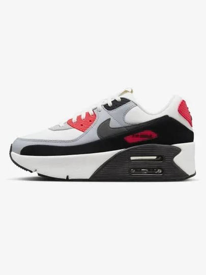 Air Max 90 LV8 Low Top Sneakers Summit White Black - NIKE - BALAAN 2