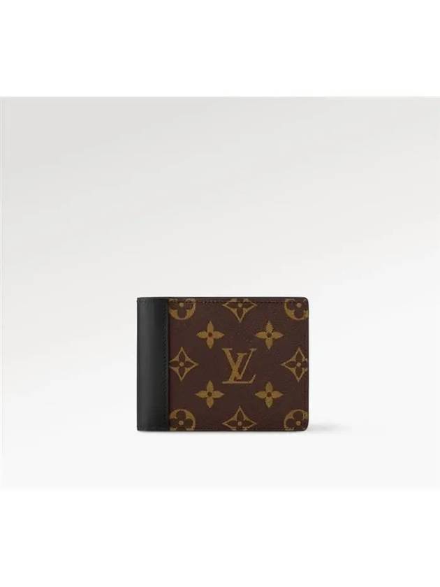 Multiple 2-Fold Bifold Wallet Brown Black - LOUIS VUITTON - BALAAN 2