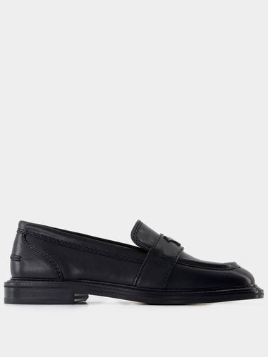 Loafers - Maison Kitsune - Leather - Black - MAISON KITSUNE - BALAAN 1