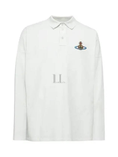 ORB Logo Polo Shirt White - VIVIENNE WESTWOOD - BALAAN 2