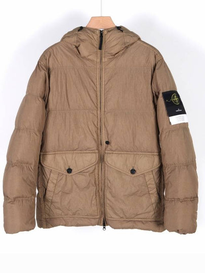 Crinkle Reps Re-Nylon Down Padding Beige - STONE ISLAND - BALAAN 2