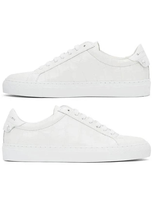 Crocodile Urban Low Top Sneakers White - GIVENCHY - BALAAN.