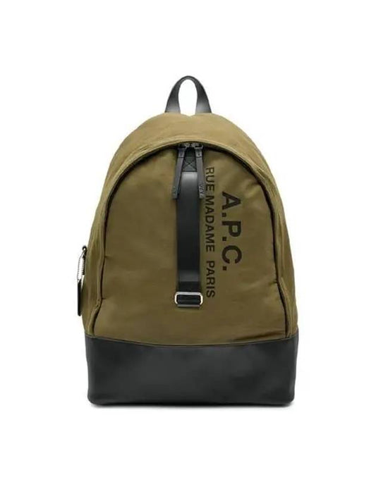 Sense Logo Print Backpack Green - A.P.C. - BALAAN 2